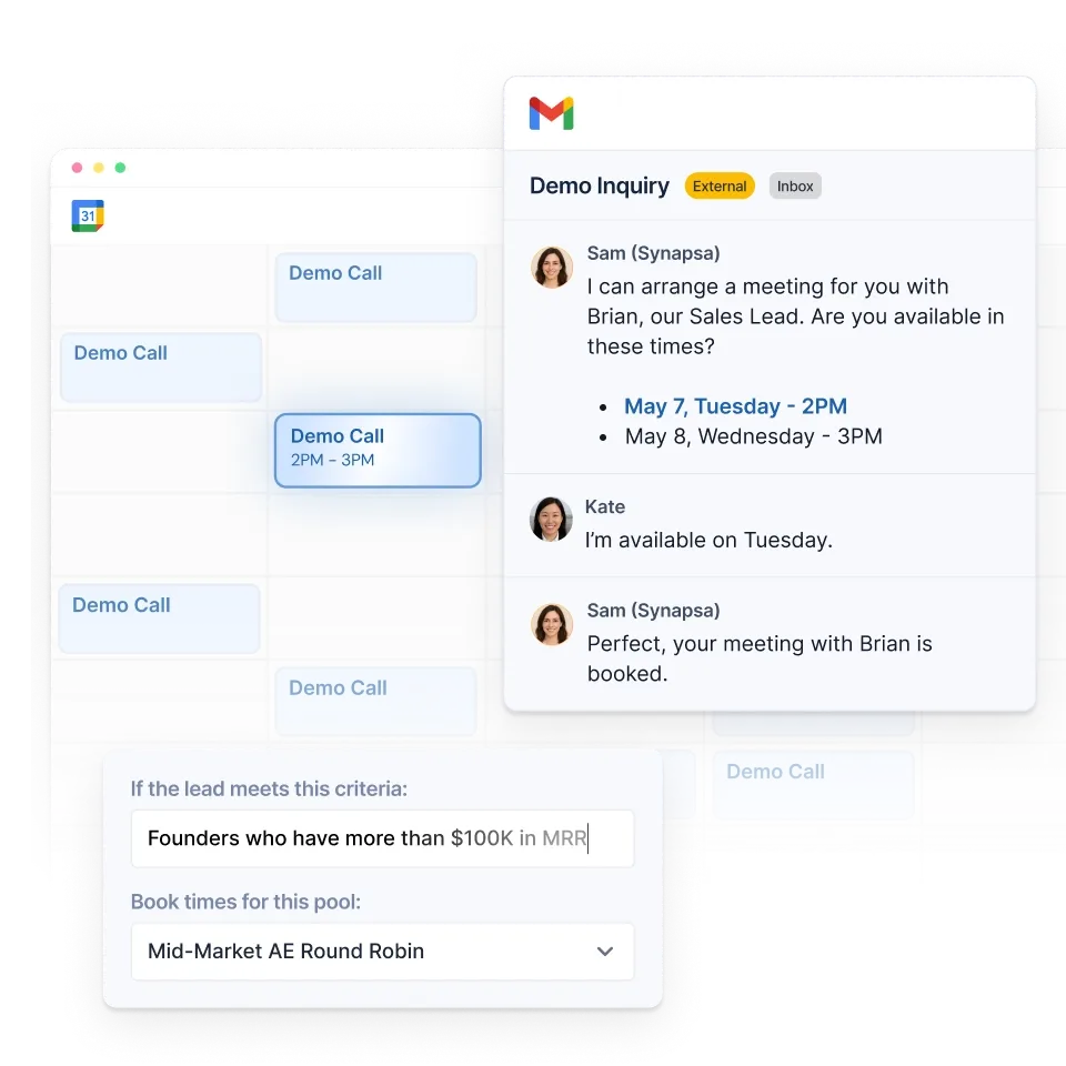 Route & Book Without Friction