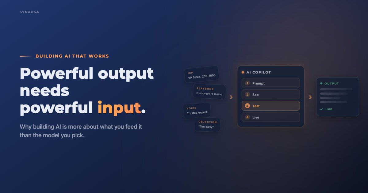 AI is more input-output than we thought